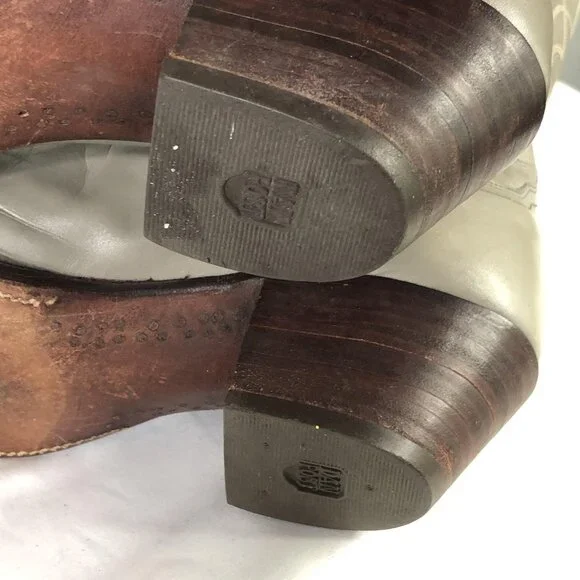 Dan Post Boots Womens Size 6.5C Gray Leather Western Pointed Toe Spain 4117 - Picture 16 of 16